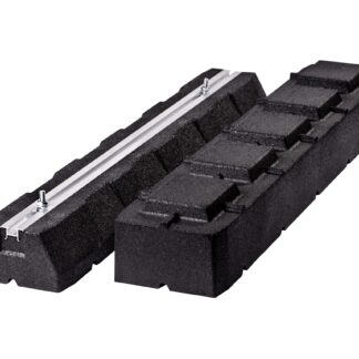 FF 1000 Rubber balk 1000x180x95mm incl.M8 bouten (set van2)