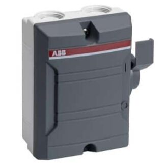 Werkschakelaar 4P/25A/400V IP65 (excl wartels M25)